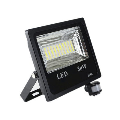 กันน้ำ LED PIR Floodlight 50W 5000 Lumen Motion Sensor Light IP66