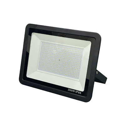 สีดํา ขาว ร่าง Ultra Thin LED Flood Light 300W IP66 อลูมิเนียมสําหรับอุโมงค์